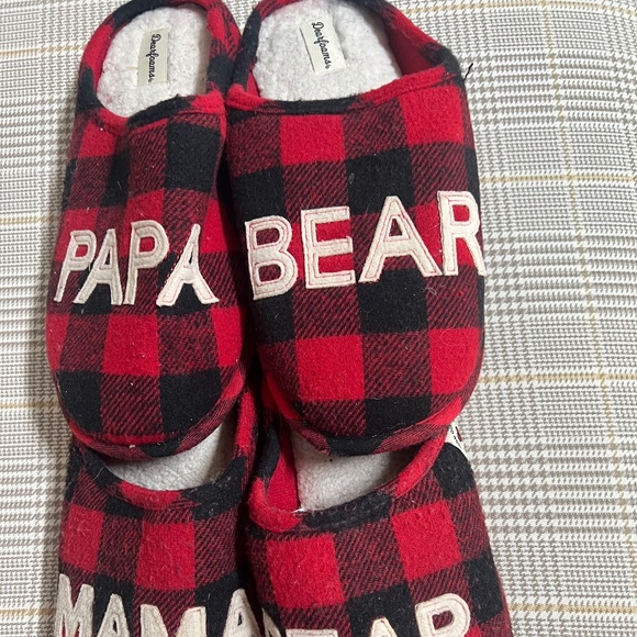 Mama Bear & Papa Bear Slippers by Dearform TWO PAIRS!!! - Picture 2 of 6
